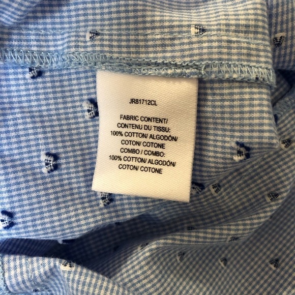 DEREK LAM 10 CROSBY Swiss Dot Balloon Sleeve Button Down Shirt Size M - Picture 6 of 6